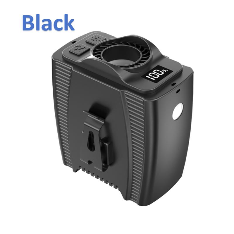 10000mAh Portable Waist Fan with Power and 5 Speed Strong Airflow Cooling Fan Bank on Wearable Belt for Sports Working Outdoor