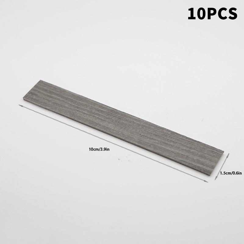 

10 шт. Мини-половые доски Кукольный домик Напольная плитка Миниатюрный деревянный пол Для 1:12 Мебель для кукольного домика Настенный и напольный декор