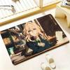 Anime V-Violet E-Evergarden Floor Mat Bedroom Living Room Flannel Door Mat Non-Slip Home Decor