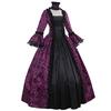 Lily Lady Large Swing Waist Tight Women Ventage Medieval Maxi Dress Cosplay Halloween Costume