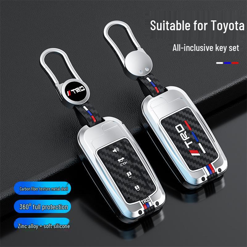 Key Cover for Toyota Land Cruiser LC300, Prado, and RAV4