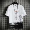 Men's 2024 Short Sleeve Loose Crew Neck T-shirt - Hong Kong Style Summer Trend