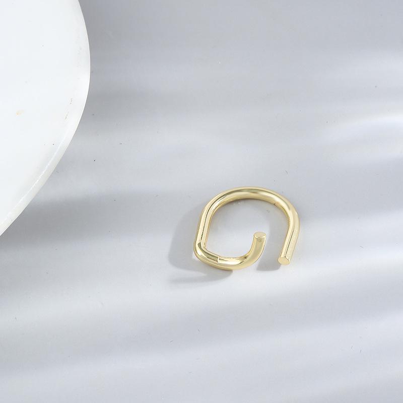 Women s French Retro Irregular Metal Open Ring - Cold Style, Versatile and Unique.