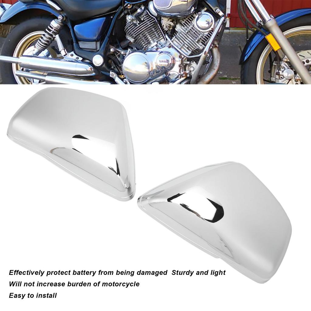 2 Pcs Left and Right Battery Side Cover Light Sturdy Battery Side Fairing Covers  or Replacement for Virago