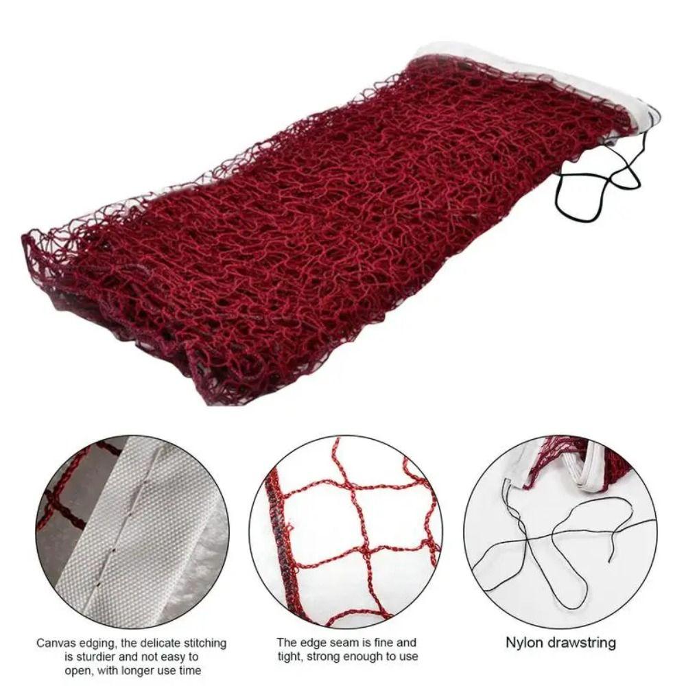 Standard Badminton Mesh Net Professional Volleyball Net Shuttlecock Sports Net Beach