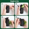 Portable Dog Walking Pet Dog Poop Bag Dispenser Waterproof with Carabiner Clip Dog Poop Bag Holder Zipper Storage Bag Pet