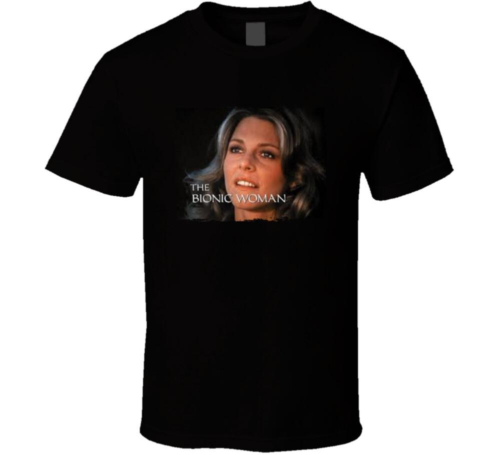 The Bionic Woman Jaime Sommers Lindsay Wagner 70s Tv Fan T Shirt XL