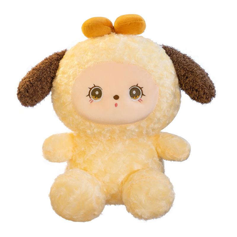 

Превратитесь в плюшевую куклу-медвежонка, сидячую куклу, милую хлопковую куклу для девочки, подушку для сна, подарок 35cm бежевый