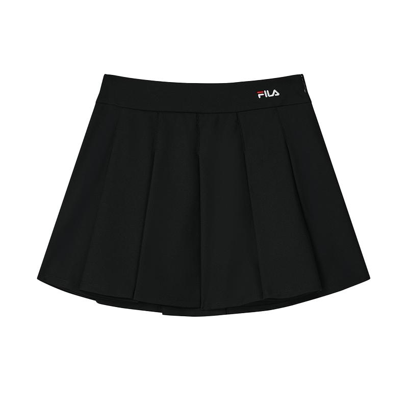 

New FILA TENNIS Casual Short Skirts Women s Jet Black BK A51W523301F-BK XS（155/58A）
