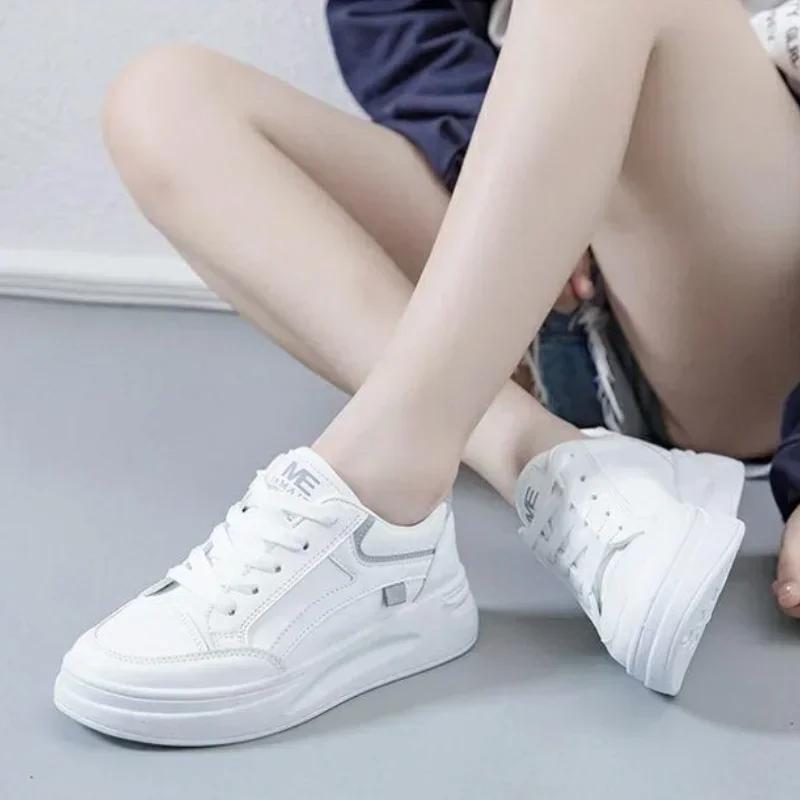 Fashion New Women's Shoes Winter White Sneaker Breathable Platform ShoesTennis Women Running Shoes Fashion Female Casual Sneaker Zapatos