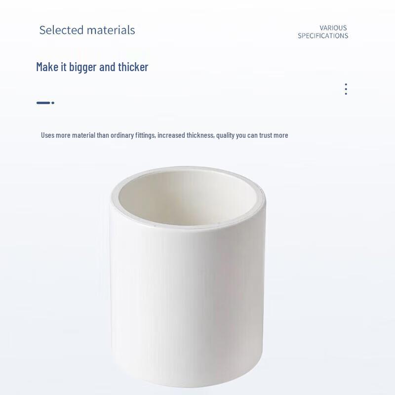 Shuangan PVC Water Pipe Straight Connector