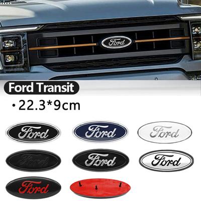 PLL18 22.3*14.5cm 3D Car Emblem Sticker Front Grill Hood Rear Trunk Logo For Focus 2 Mondeo Mk3 F150 F250 Fusion Mk7 Accessories