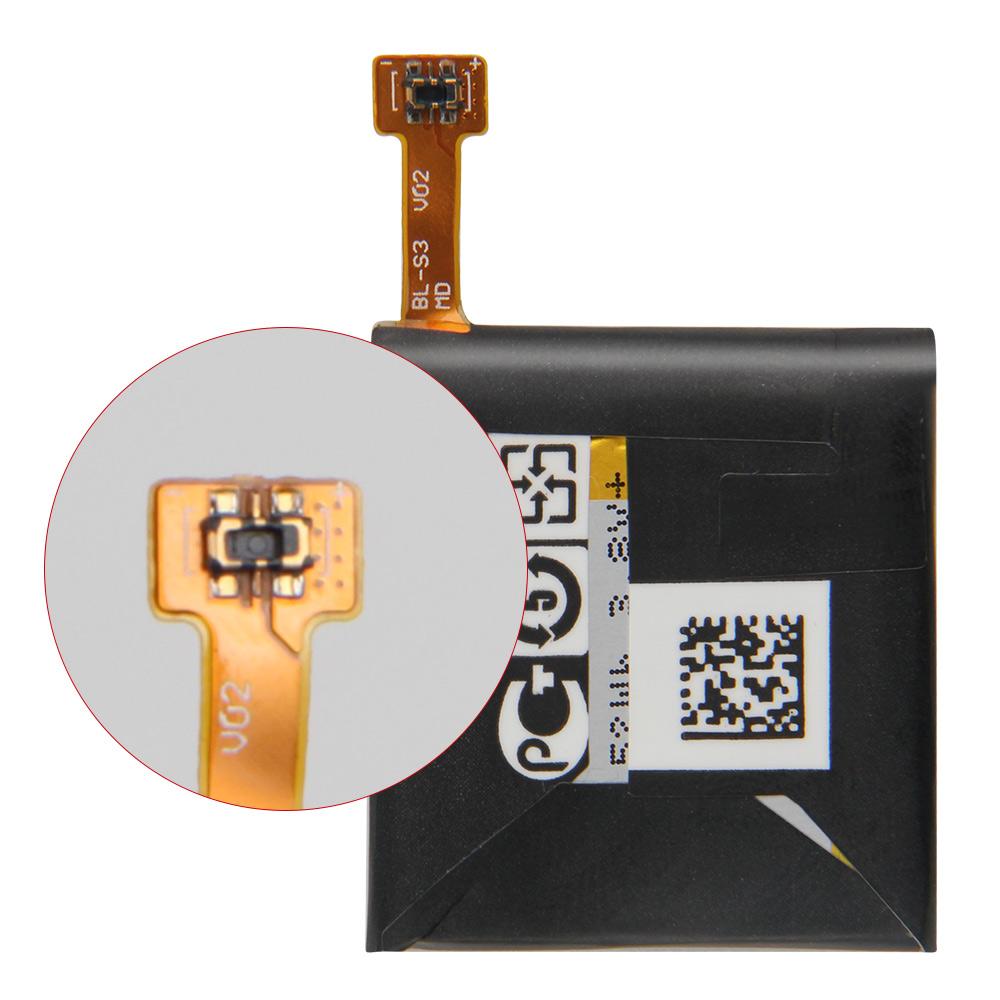 Rechargeable Lithium Battery For LG G Watch R W110 W150 Smart Watch BL-S3 Watch Battery 410mAh