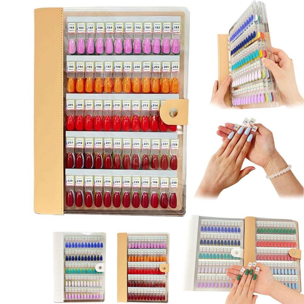 Magnetic Nail Sample Display Book No Pattern Nail Art Display Booklet  Nail Art