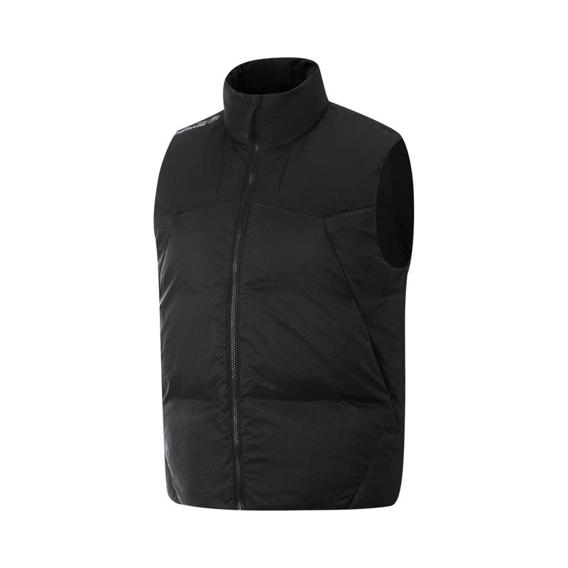 Li Ning CF Outdoor Water-Resistant Warm Loose Duck Down Vest Unisex Vest Black AMRV033-4