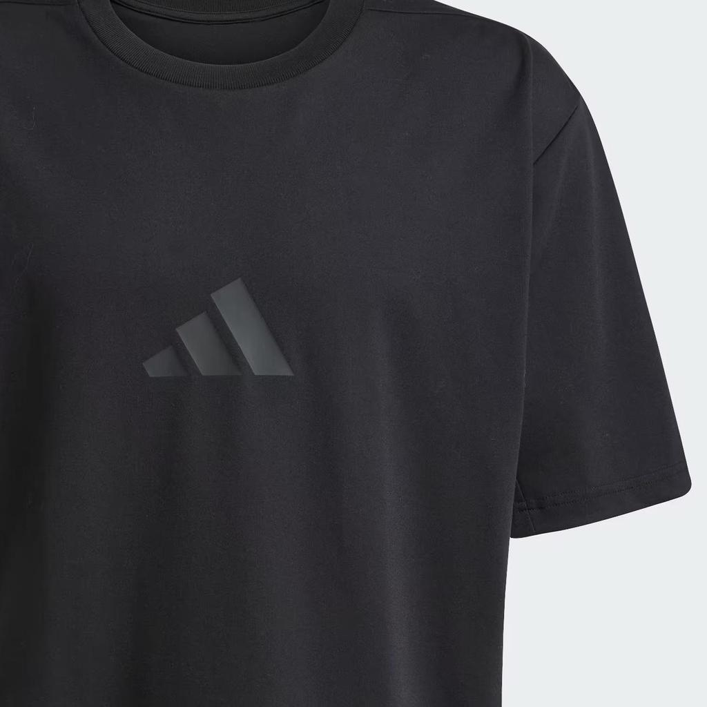 Adidas Z.N.E. Soft Comfortable Fashionable Versatile Short Sleeve T-Shirt Men Tops Black JJ1151