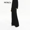 MO&Co. Autumn High-Waist Drawstring Wide-Leg Fleece Pants