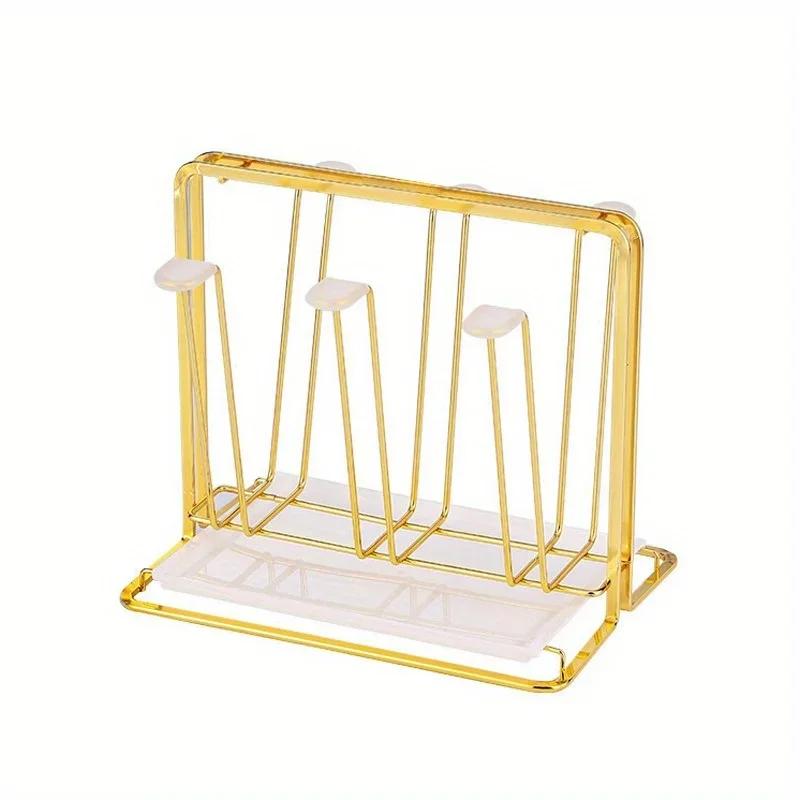 Water Draining Cup Holder Household Water Cup Rack Living Room Kitchen Organizer and Storage Glasses Drying Rack