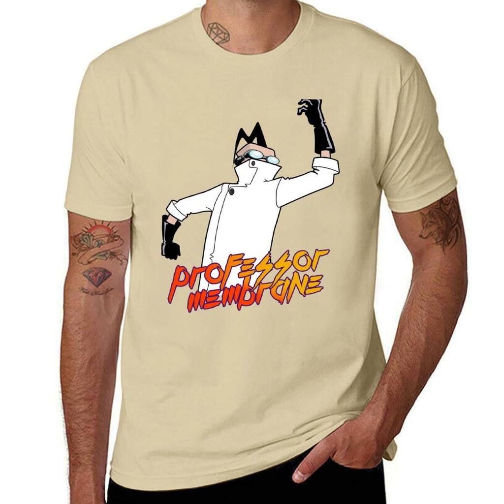 Professor Membrane T-Shirt Sports Fans Anime Clothes Cute Tops Short Sleeve Tee Heavy Weight T Shirts for Men