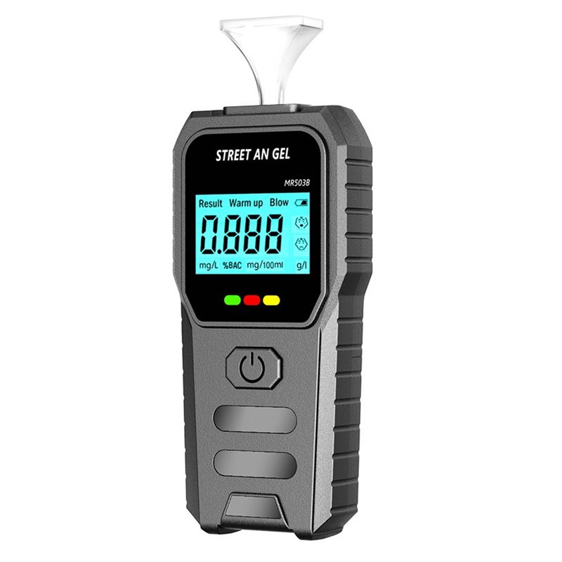 Feb.H33 Alcohol Tester Alcohol Meter Blow-Type Alcohol Tester For Drunk Driving Measurement чёрный