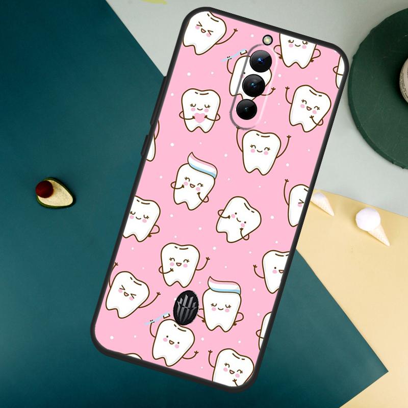 Dentist Tooth Pattern For ZTE Nubia Red Magic 10S Pro Plus 7 6S 7S 8 9 8S 9S Pro Red Magic 10 Air 11 Pro Plus Case