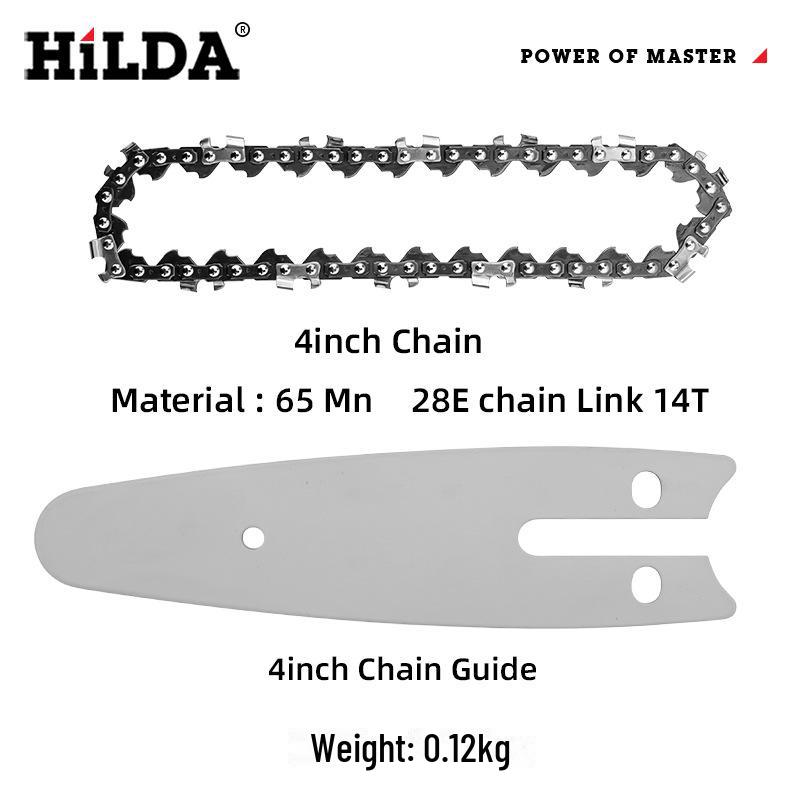 

Hilda 1/4 Electric Chainsaw Chain - Rechargeable Lithium Battery Mini Saw Accessories