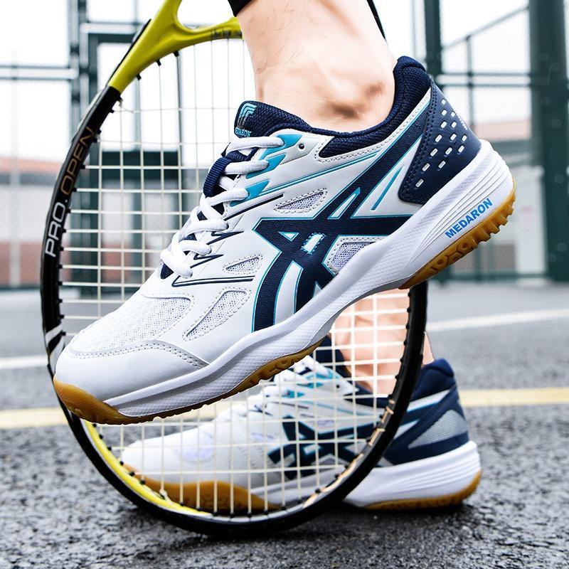 Badminton shoes men's shoes women's shoes ultra-light beef tendon sole mesh competition training shoes feather ping volleyball men's sports shoes