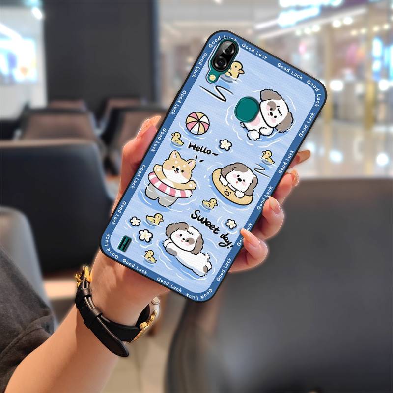 Durable Cute Phone Case For Blackview A60 Pro Fashion Design Back Cover Cover Anti-dust Full Wrap Silicone Protective