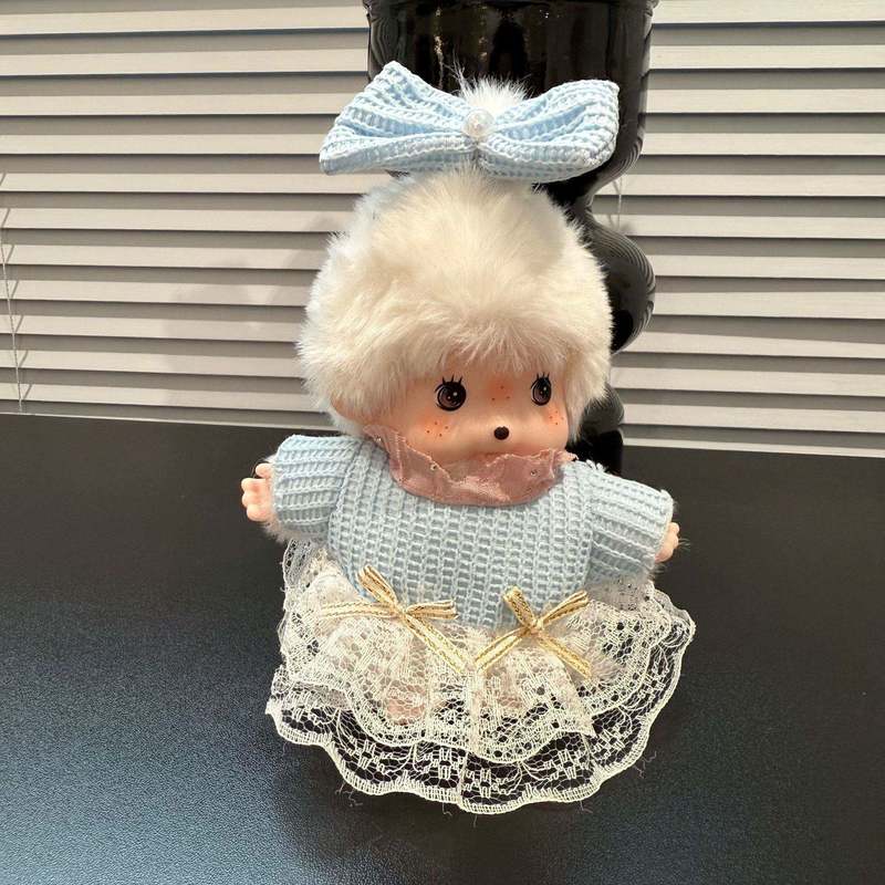 15cm Süße Monchhichi Serie Trendiges Spielzeug Schmuck Rucksackanhänger Schnuller Baby Schlüsselanhänger Überraschung Spaß Geschenke