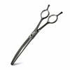 7.0 Inch Jp440C Color Dense Teeth Curved Teeth Cosmetic Scissors Curved Scissors, Pet Trimming Scissors Curved Teeth Scissors