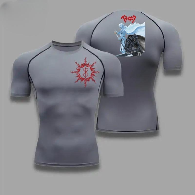 Fitness Sportswear Teenagers Tshirt GutsGriffith Graphic Tops Tight Training Clothes Boys Compression Running Basketball Clothes