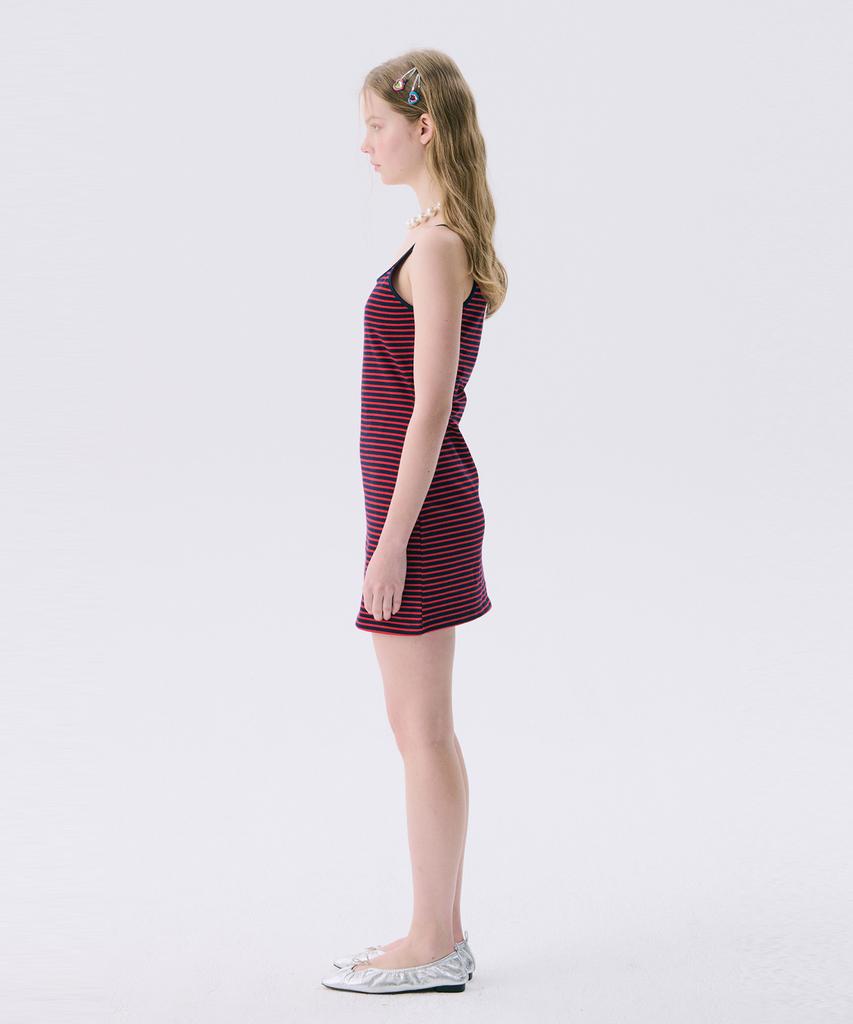 JUNEJUNE SPACE Vol11.Stripe Mini Jersey Dress_Red(Vol11.Stripe Mini Jersey Dress_Red)