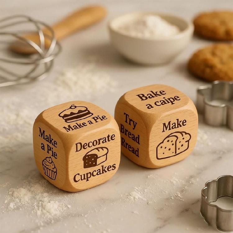 Set of 6 Decision Making Dices Set Party Entertainment Dices Game Accessory For Friend Family Gathering Choice Making Tool