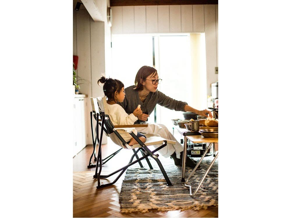 Snow Peak Chair Low Chair 30 Short Ivory Folding Camping Outdoor LV-093IV