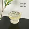 Clear Wide Mouth Glass Drink Tumbler