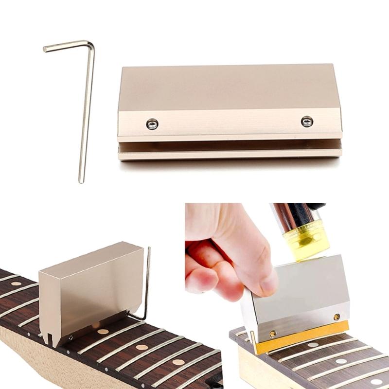 Guitar Fret Pressing Guitar Bass Tool Guitar Repair Tool Aluminum Guitar Fingerboard Fret Press Luthier Tool Fret Caul