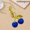 Unique Cherry Keychain Crafted Fashion Pendant Cherry Key Pendant Metal Texture Present for Girls Woman Fashion Lover