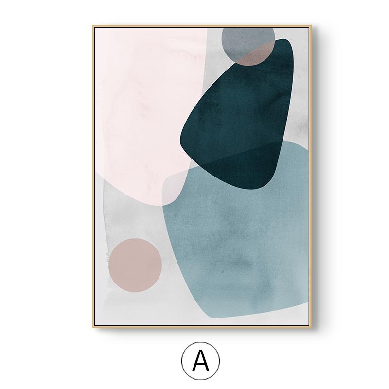 Nordic Abstract geometry Wall Art Canvas Poster and Print Canvas Painting color Decorative Picture for Living Room Home Decor
