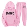 New cross-border foreign trade pullover men's and women's same sports sweater set fashion sweater sweatpants fleece hoodie set