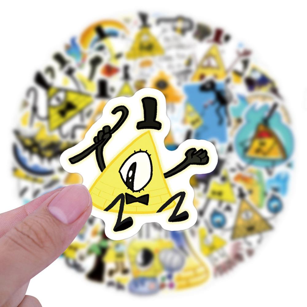 60 Nowych Naklejek Graffiti Bill Cypher Dekoracyjne Skuter Walizka Notatnik Naklejki DIY