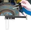 Brake Disc Depth Gauge Caliper 0.1mm Accuracy Metric 0‑60mm Portable Brake Disc Depth Measuring Ruler Compact Auto Repair Tool