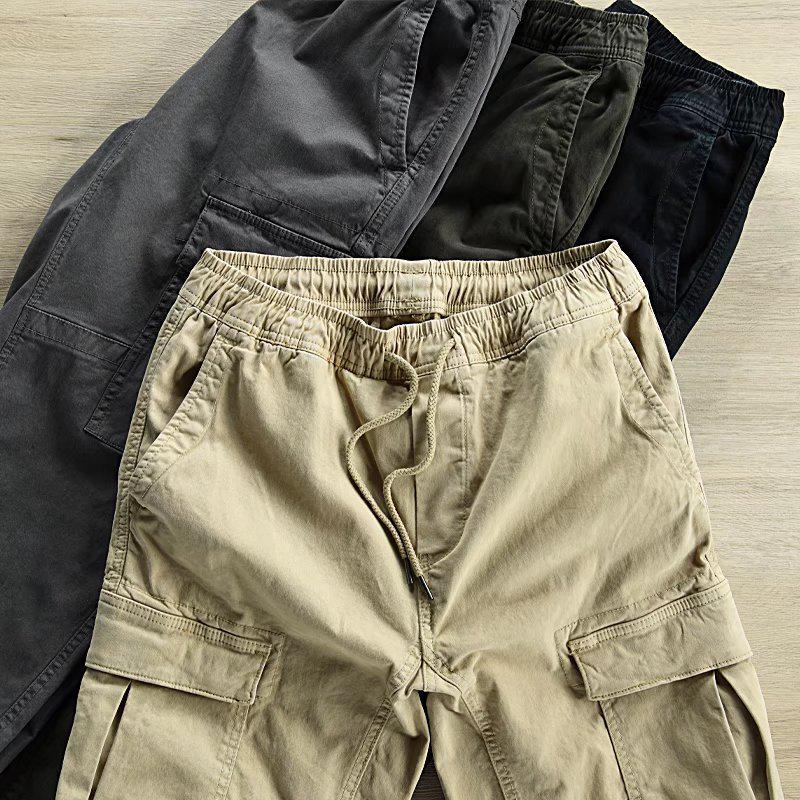 Men's Trendy Japanese Loose-Fit Work Overalls for Spring and Autumn