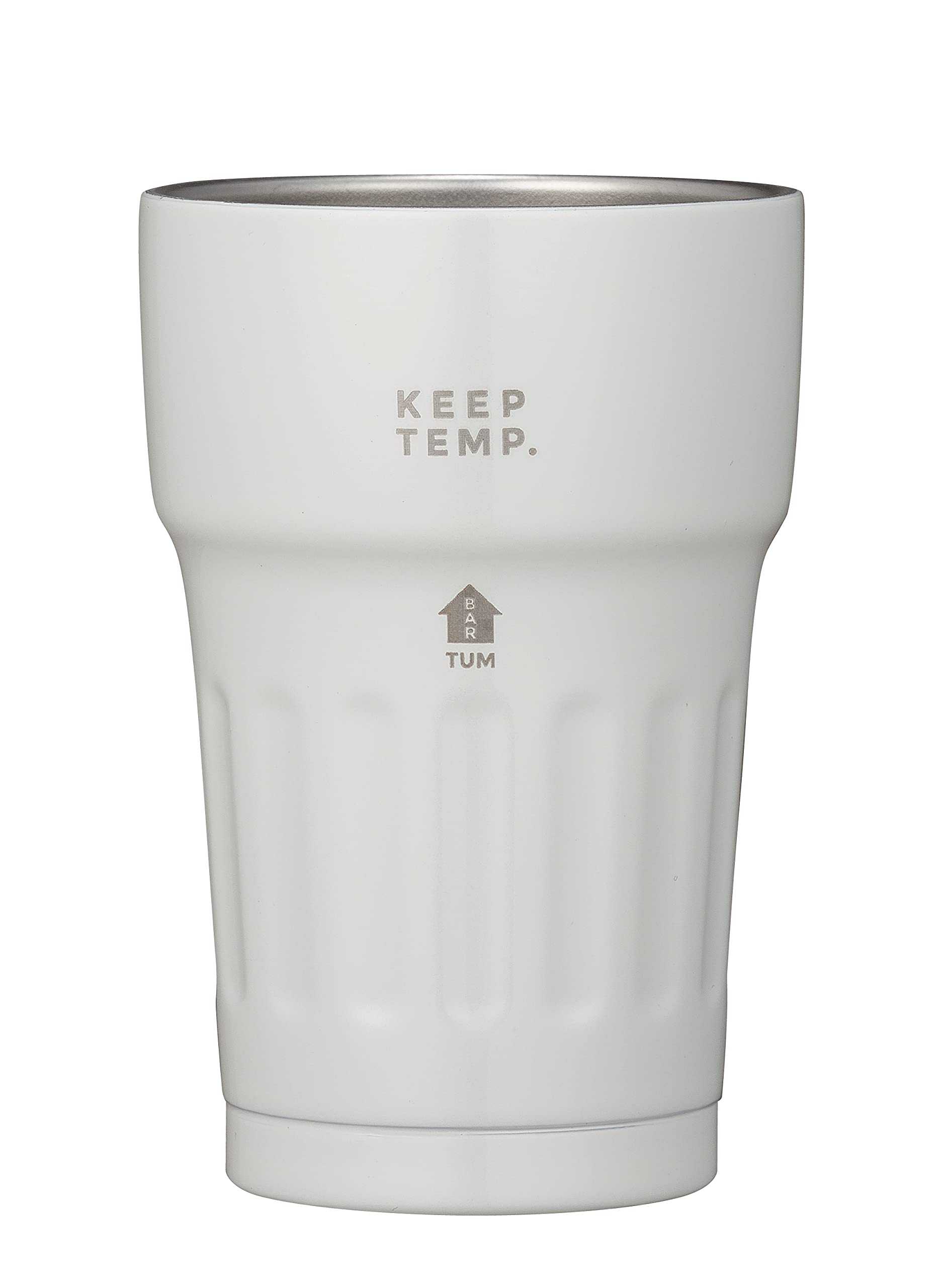 

CB Japan Stainless Vacuum Keeps Drinks Mini Beer TUM Tumbler, White, 235ml, Steel, Insulated, Cold, Tumbler, белый