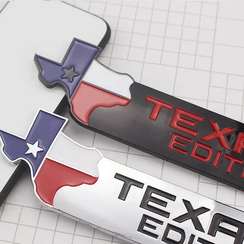 ABS TEXAS EDITION Star Rear Boot Trunk Car Emblem Badge Stickers Styling Accessories For Jeep Compass Wrangler Liberty Commander