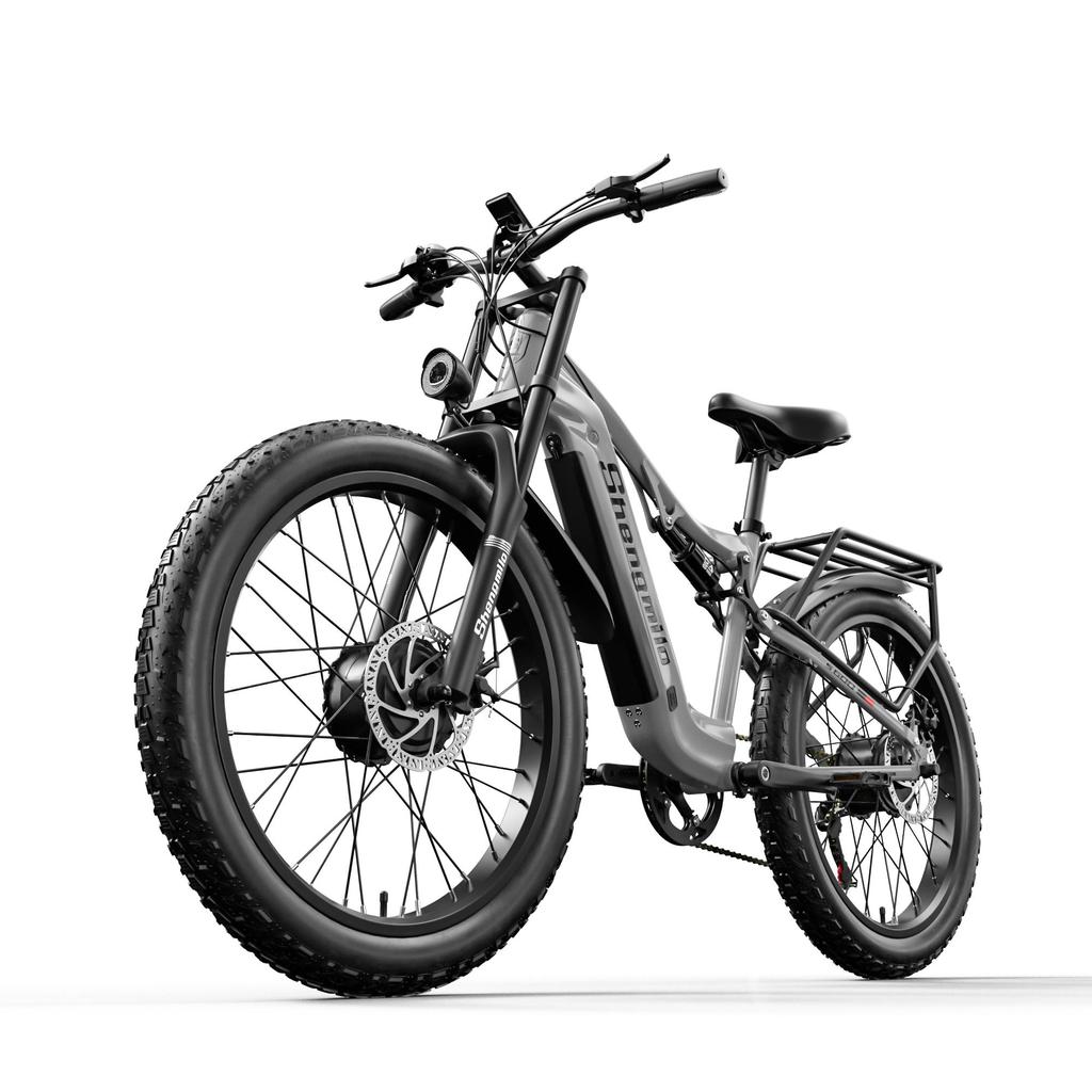 Shengmilo S600 All Terrain Adult E-Bike 2000W Dual Motor Electric Bicycle 48V18AH Battery  26 Inch Off-Road Tires Electric Bike