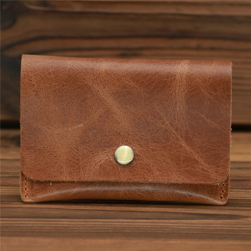 Bolsa para tarjetas cartera de hombre simple retro casual tarjetero