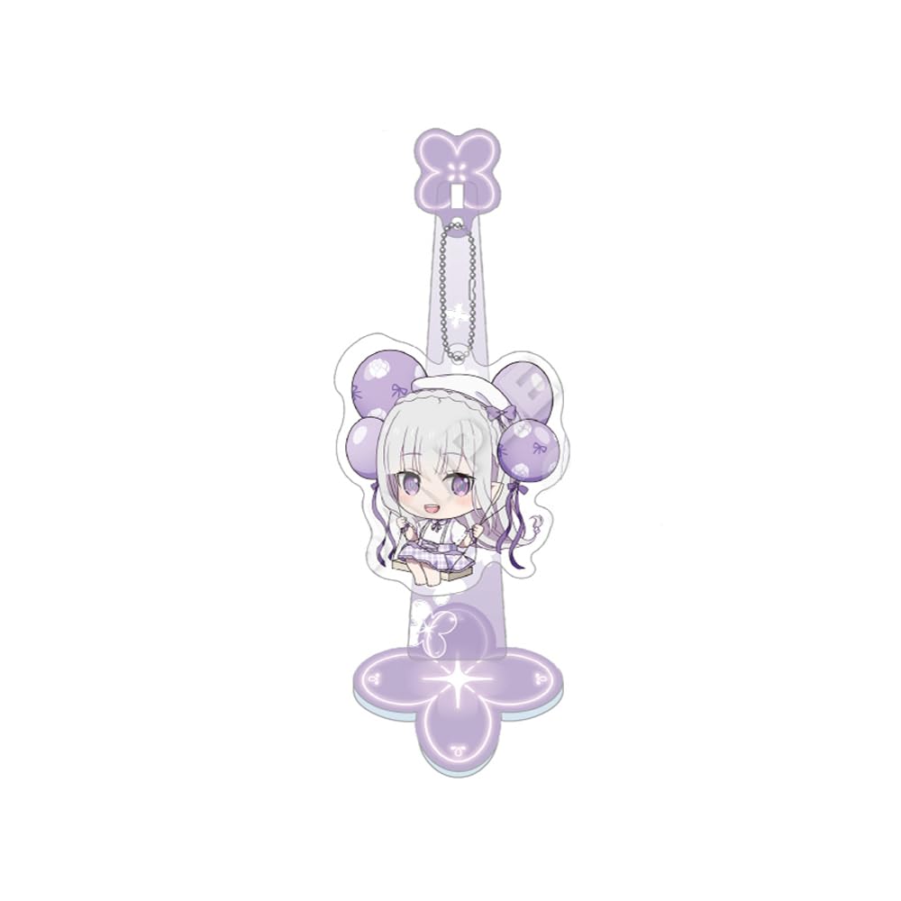 

Re:ZERO -Starting Life in Another World- Emilia Barunko Stand Keychain