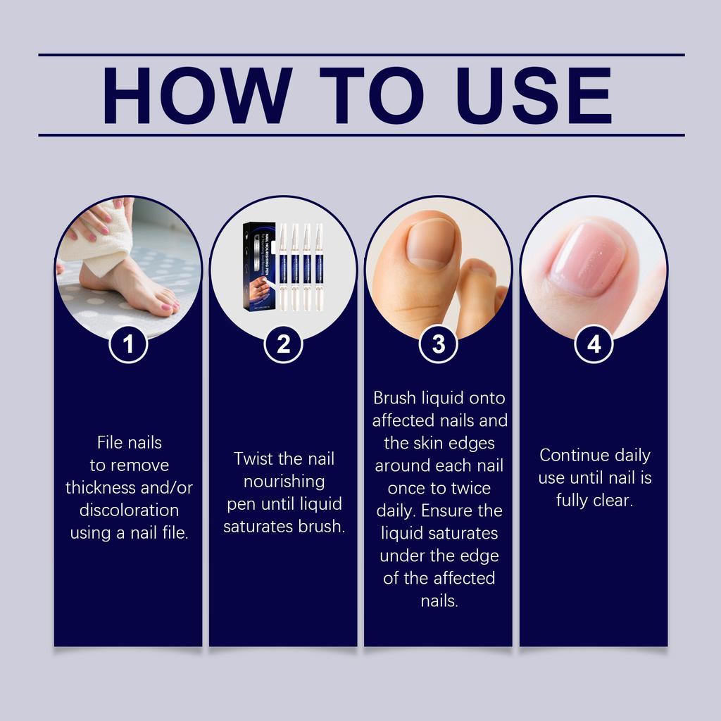 Nagelpflege-Stift Nährt, Spendet Feuchtigkeit und Pflegt Weiche und Harte Nägel, Macht Sie Natürlich Glänzend und Genährt, 12ml