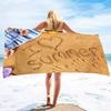 Summer Hawaii Beach Coconut Print Beach Towel Microfiber Bath Towels Bathroom Sport Bar Spa Golf Towel Quick Dry Swimming Cover