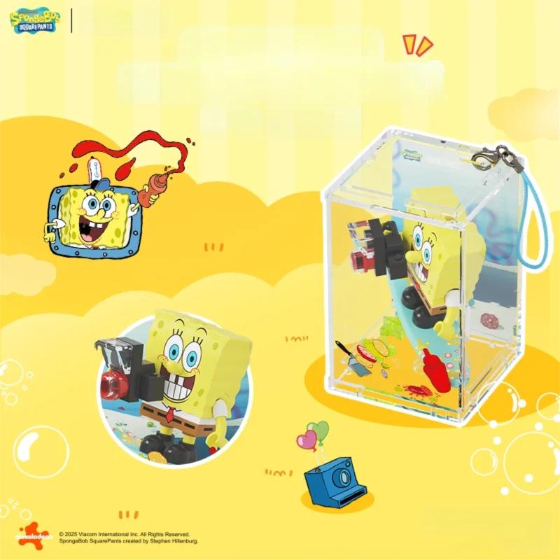 SpongeBob SquarePants Series Building Blocks Bikini Bottom Patrick Star Mr. Krabs Squidward Blind Box Toys Kids Surprise Gifts
